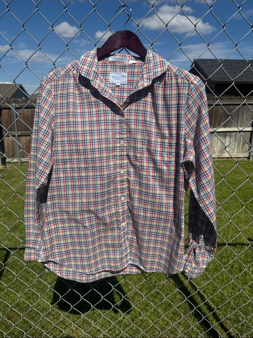Levi's Vintage Multicolor Plaid Button-Down Shirt
